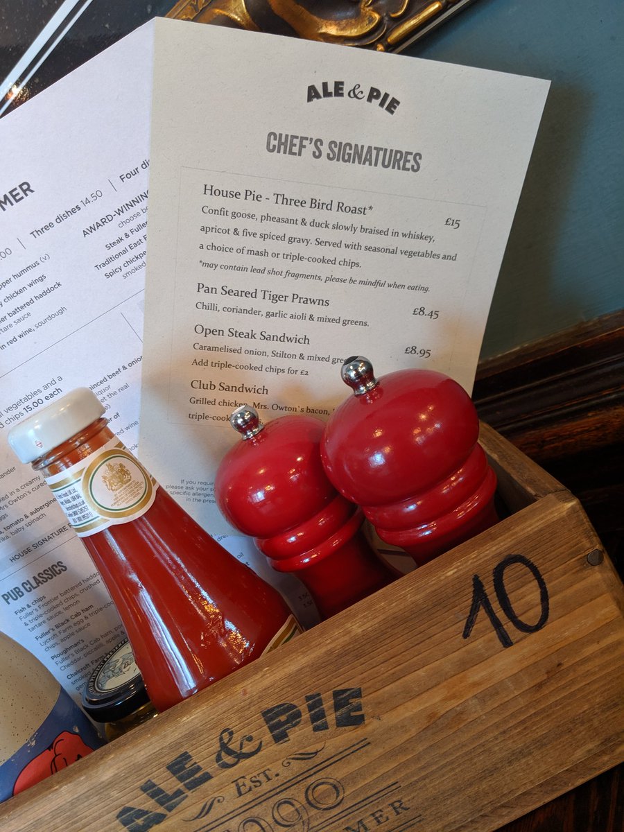 New Chef's signature dishes #Food #London #WednesdayMotivation #pub