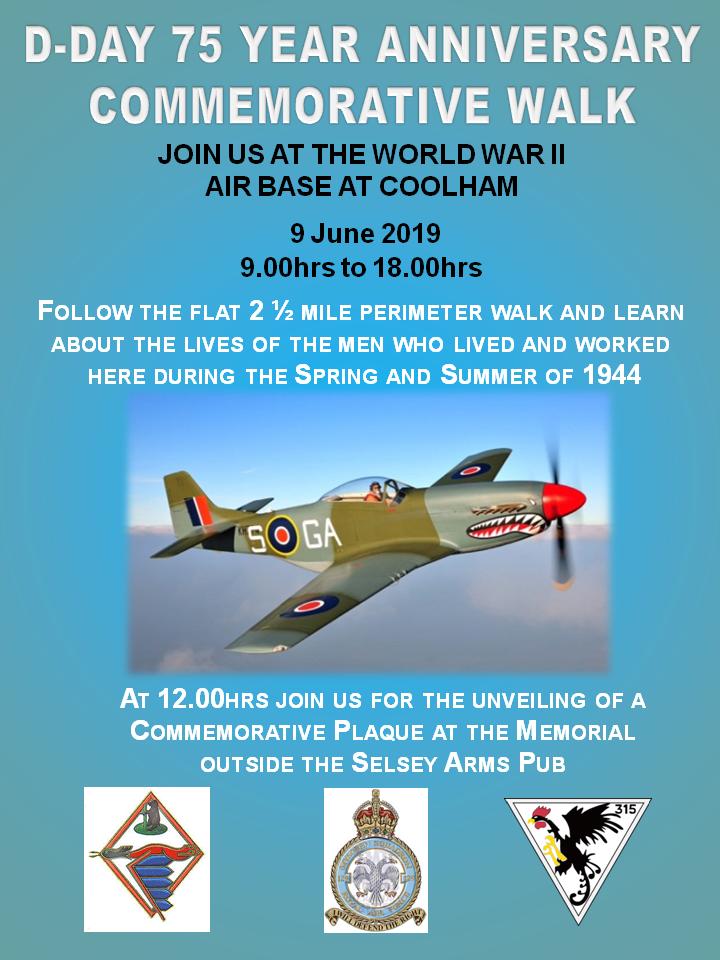 sussexliving's tweet photo. On the 75th anniversary of D-Day (Sunday 9th June) come and walk round the World War II airfield at #Coolham and remember the bravery and sacrifices made by all who served at the airfield https://t.co/Dq9FIwwPFD https://t.co/u3bYINDNWM