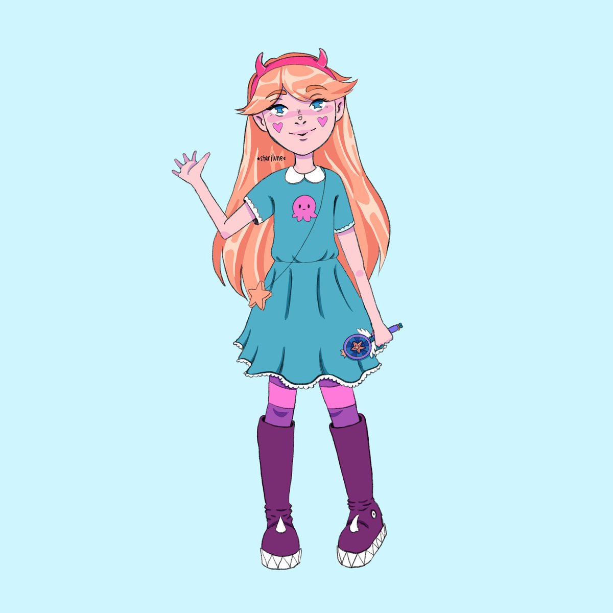 starilune's tweet photo. it's gonna get a little weird, gonna get a little wild! ✨🌈🦋 #starvstheforcesofevil https://t.co/MFGByo8CWg