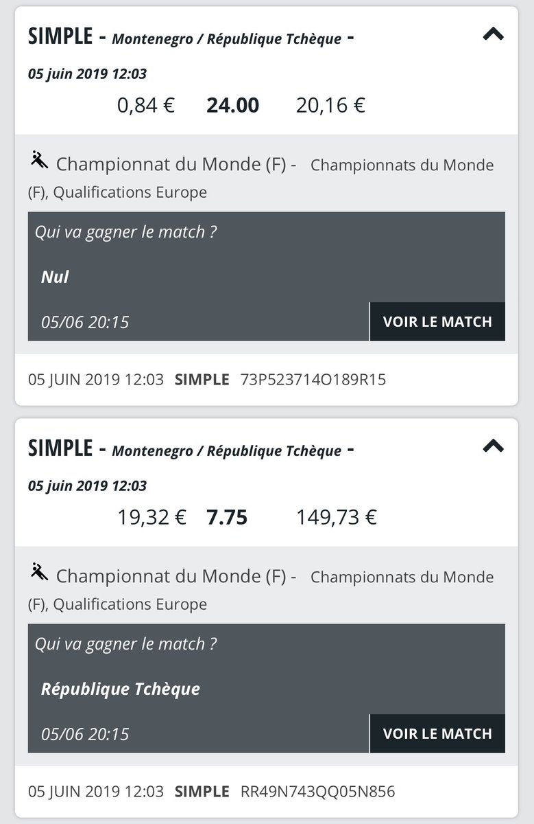 NorthHandbol's tweet image. Qualif Championnat du Monde 🌍🤾🏻‍♀️: 

Rep. Tchèque DNB (7.427) 1U 
Suisse DNB (23.20) 0,5U 

Analyse et ticket sous le tweet! Pour la Suisse je vous invite à aller soutenir @undervolley qui explique très bien cela! La côte est juste folle! 

#Handball #WorldQualifier #TeamParieur