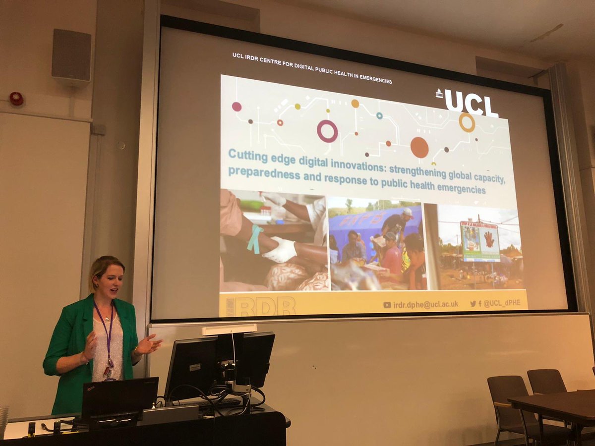 GCPOutbreak's tweet photo. Now onto @DrCaroline_Wood from @UCL_dPHE @UCLIRDR giving us a quick intro into her work on using digital innovations for public health emergency response &amp; events at @UCL_dPHE 💊

@UCLGlobCitProg @UCLGlobalHealth @UCL_Global @OksanaPyzikUCL @brianwong_ #GCPOutbreak2019 #GCP19 https://t.co/9bcstYFl4G