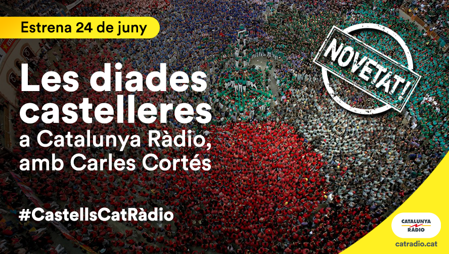 ARTICLE | Catalunya Ràdio transmetrà les principals diades castelleres amb Carles Cortés [<a href="/carlesc1975/">Carles Cortés</a>] #CastellsCatRàdio #CatRàdioEsMou #Castellers bit.ly/2XmRQ7n