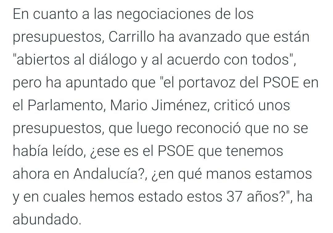 tenadzamora1's tweet photo. @francarrillog Está claro que el único motivo de @PSOE y @vox_es para este bloqueo es electoralista. El PSOE por pura soberbia política y VOX queriendo marcar una agenda política que le queda inmensa: a la cola vamos! 👇 https://t.co/QuUByTECGP