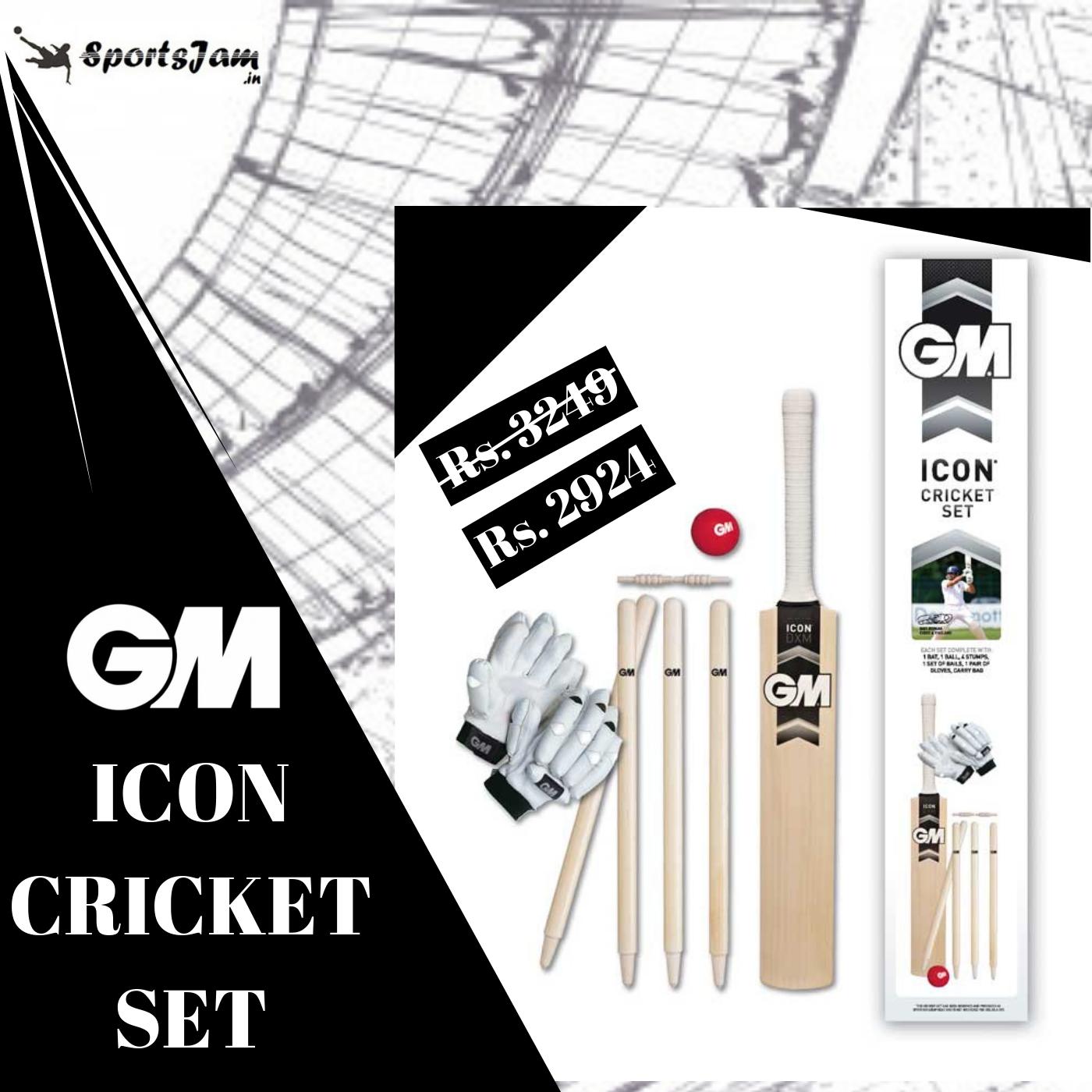 Sportsjam.in on Twitter "GM Icon Cricket Set Order Now https//t.co/hnJZSh2t1z GMCricket 