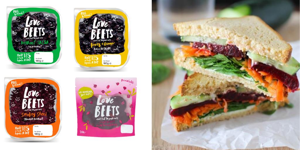 Sandwiches are better with beets. Whats your favourite combination? #lovebeetsuk #beetrootsandwich #nomess #nofuss #justbeets #beetroot