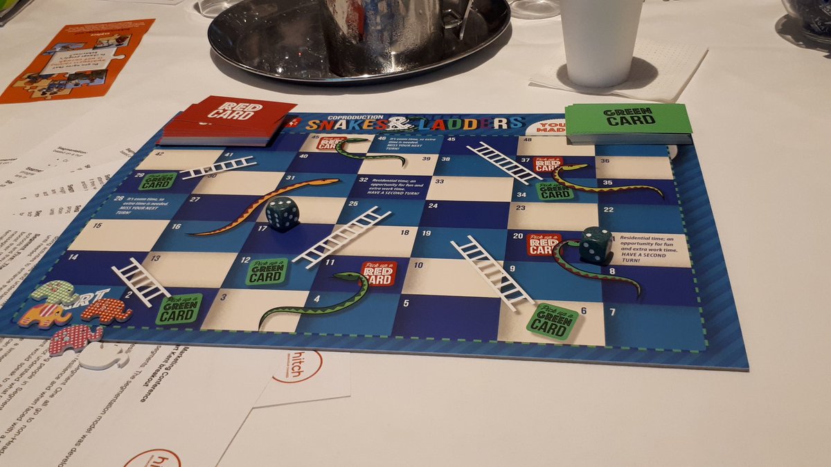 hitch_holly's tweet photo. Snakes and ladders a big hit at #WSMC19 - an interactive session examining a live mental health campaign @HeadStartKent targeting young people and peers #socmar https://t.co/ezPMadsn2W