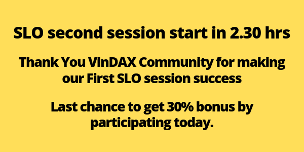 slotheeofficial's tweet photo. We thank @VinDAXOfficial and the community for believing in us and for making the first session successful. SLO second session starts in 2.30 hrs. Go Slothee.

#Slothee #Vindax #IEO https://t.co/LYuFVXXAHu