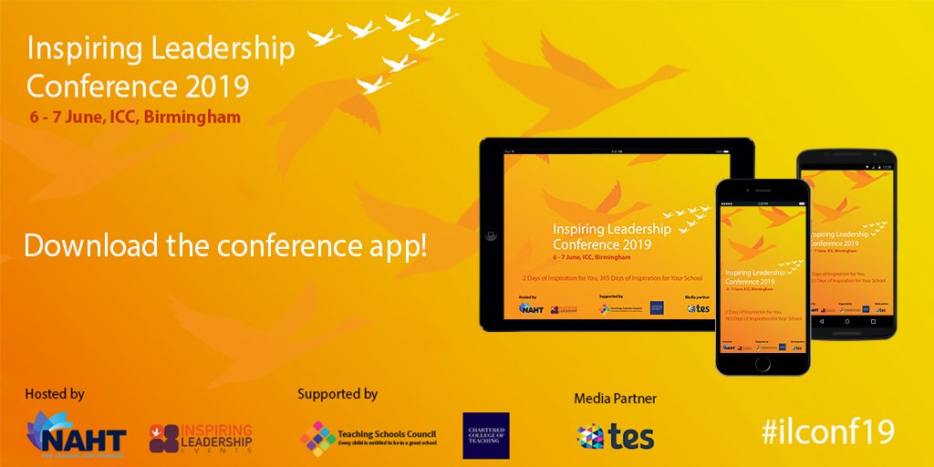InspLdrshipConf's tweet image. Download the conference app by searching “Inspiring Leadership Conference” in your app store. Don’t forget to use #ilconf19 with anything you post so we can like and share! 😃