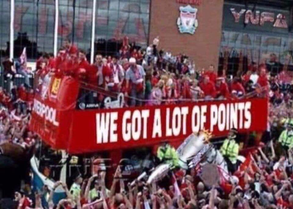 Remember when the media bitches had this shit all printed up and ready to go? Puhlease 🤣 #30years #LFC #97Points