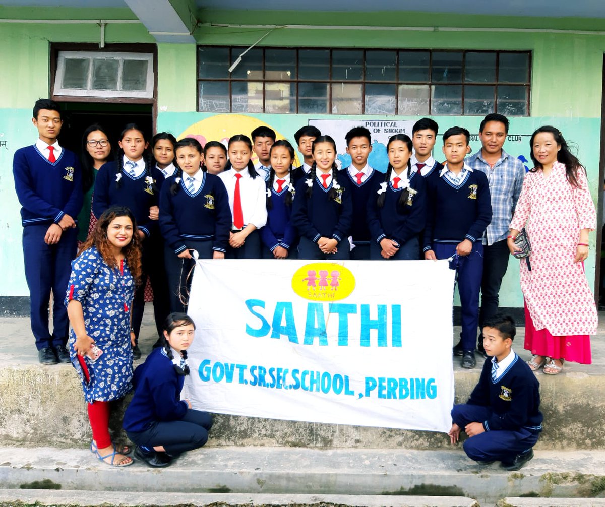 Saathi_Sikkim's tweet photo. #WorldEnvironmentDay2019 observed by SAATHI team of #PerbingSeniorSecondarySchool and #ZoomSeniorSecondarySchool 
#UNODC_ROSA @Saathi_Sikkim @ExMPSikkkm @PremDasRai @ZWH_Himalaya @satyazworld https://t.co/b2uKfXe0DD