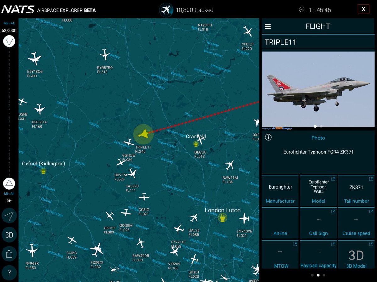 NATS's tweet photo. Watch the #DDay75 Flypast on our #AirspaceExplorer app for iPad - Download it here: https://t.co/wQ9i2oVOtU https://t.co/bosd02PPzQ