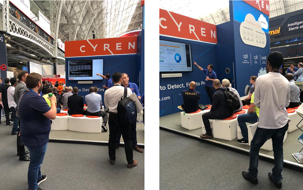 CyrenInc's tweet photo. 2nd DAY - Amazing turnout #Infosec 2019.  If you haven't been to see us, we are at booth C205, we'd love to see you there!
https://t.co/EWUI5f0PiI https://t.co/2jwFAvfNCl