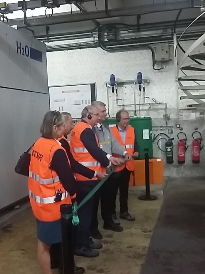 Innauguration du projet de l'évapoconcentrateur de <a href="/renault_fr/">Renault France</a> à Choisy le roi