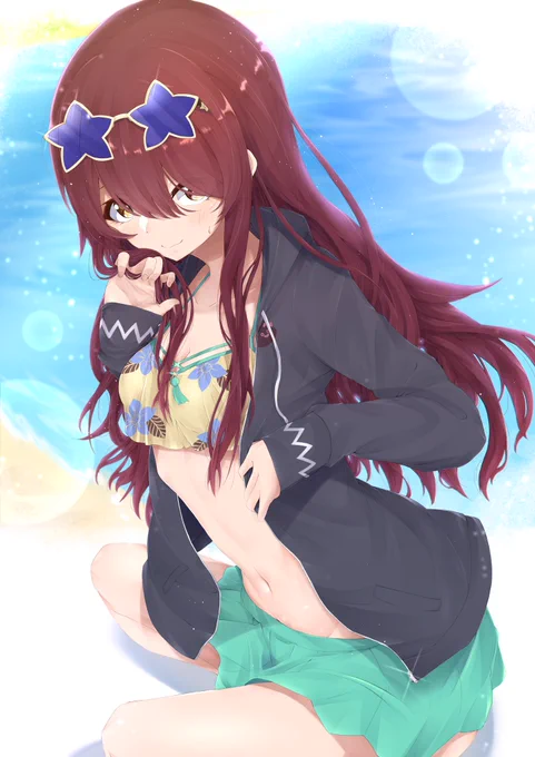水着甜花ちゃん?
#シャニマス 