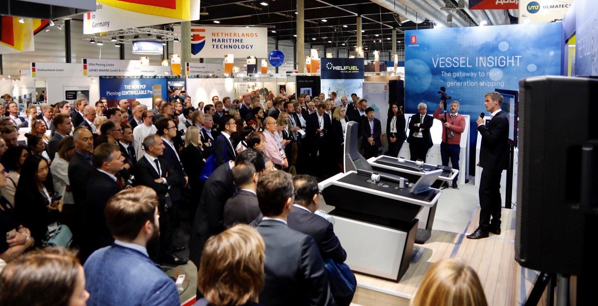 Thank you to everyone who came to the launch of #VesselInsight yesterday at #norshipping! Our people are ready to answer questions all week, so please stop by stand C03-14 if you are wondering how to start your journey towards maritime digitalization.