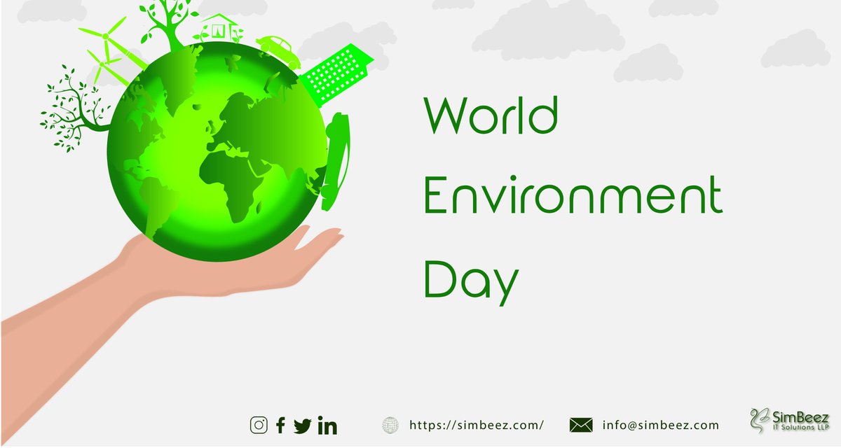 SimBeez's tweet photo. #Simbeez wishes you Happy #WorldEnvironmentDay
Let's all take steps to protect the planet, nature, and wildlife. https://t.co/S20zzNCq21
