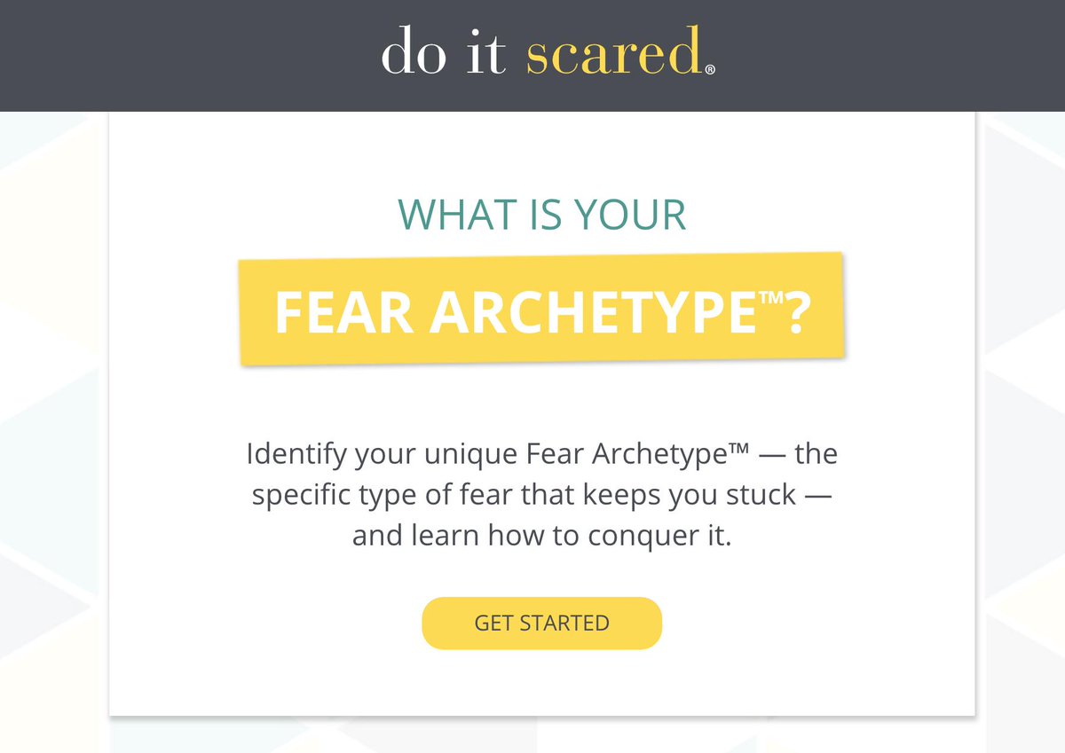 MomResource's tweet photo. This is my fear score Cathy @NoDayJobs ... What's yours?? 
Find out how fear is holding you back here:
 
https://t.co/ljXWuy5nuA  

@RuthSoukup #DoItScaredMovement https://t.co/eUaeem4NzJ