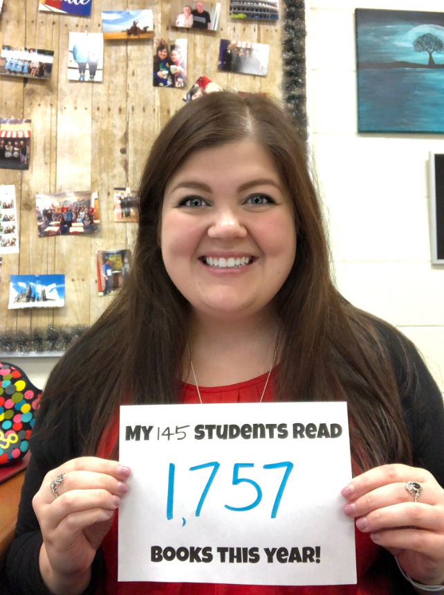 vupeabody's tweet photo. These results from #ReadingEd alumna @msmaggiebryant β18 are incredible! π€© This rockstar #teacher empowered her students to develop a true love of #readingβ¦. and finish 1,757 books in the process! π Wow! We β€οΈ seeing our alumni make such a meaningful impact in the #classroom! https://t.co/UM2smuwHLL