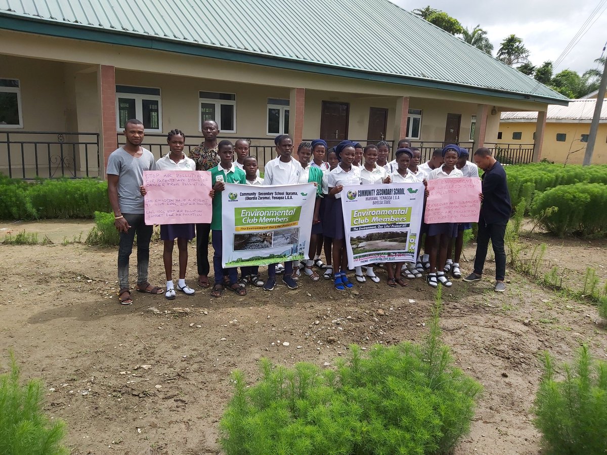 macjimfoundatn's tweet photo. Community Secondary School Ikarama marking the World Environment Day. Through Rally in the communities around the school. https://t.co/zeFrUzgIak