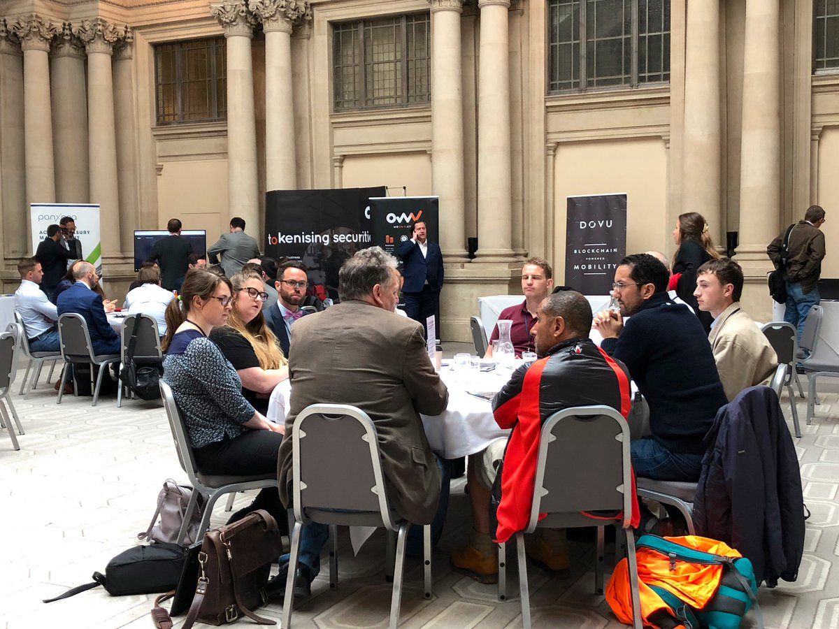KarisCoppMedia's tweet photo. Lots of great conversations going on at #Blockercon during the roundtable sessions, covering a broad range of #blockchain and #crypto topics #blockercon19 https://t.co/7lCSQKMMZv