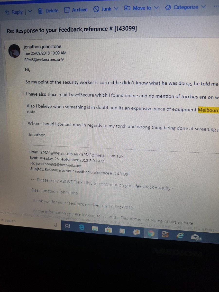 junior0611's tweet photo. @Melair Then send email as a reply nothing back. https://t.co/i4DZBjFCG6