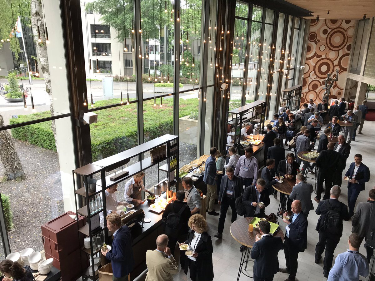 ManagementEv's tweet photo. A short break for a nice lunch and #networking and back to business #EuropeanBusinessAI and #DigitalTransformationME sre rocking the @TheaterOrpheus today! #ManagementEvents #Businessmatchmakers https://t.co/bGE8RM7Ccd