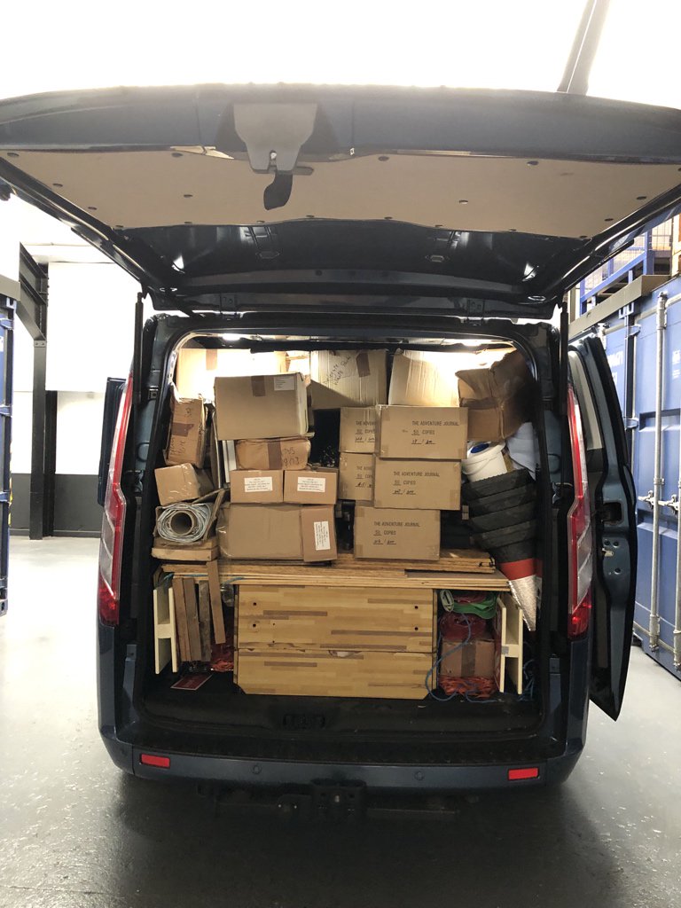 DaveLodge's tweet photo. 1st van-load off to #afieldnearSwindon ready for @cvmTheGathering in a couple of weeks time ... @CVMen @MCooperCVM #TeamCVM https://t.co/uwtupz3ThR