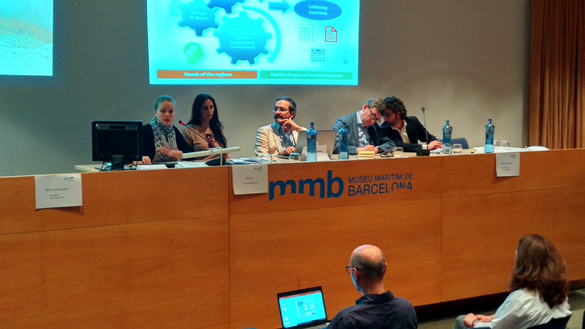 MPA_adapt's tweet photo. Now, #MPAConference session about #networking & #capitalizing initiatives, with A Sensi (@UfMSecretariat), M Scalisi (@unimed_network), R Grassi (@MEDCommunity3_2) & D Cebrian (@SPARACinfos UNEP-MAP). Moderates: Elodie Nunes (@IMC_CPMR) #MPAdapt @MEDProgramme https://t.co/19bzqccfAQ