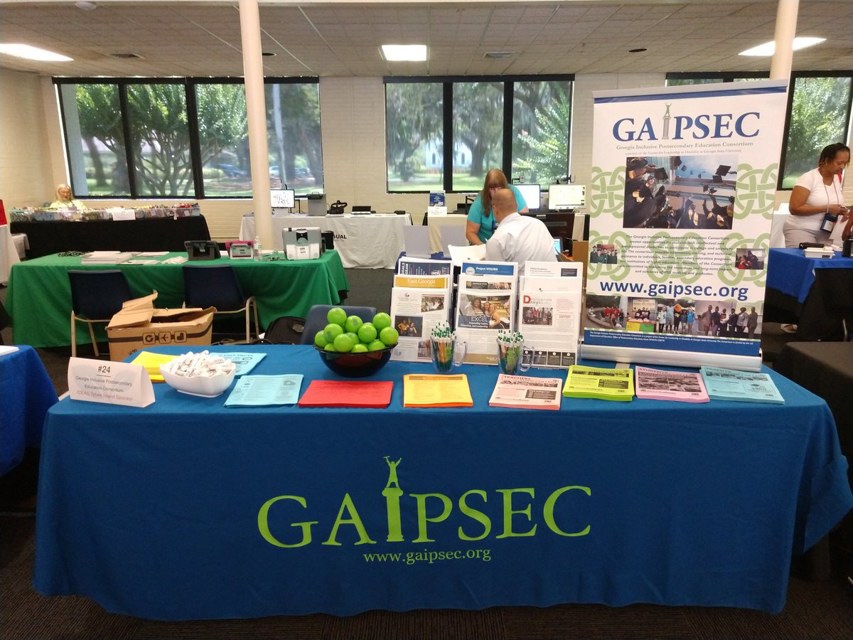 Lots of information about #InclusiveHigherEd in Georgia at #IDEAS2019 Exhibit Hall! <a href="/IDEAS_GaDOE/">Carson Cochran</a> <a href="/CLD_GSU/">CLD_GSU</a> @Tools4Life_AT @georgiacouncil