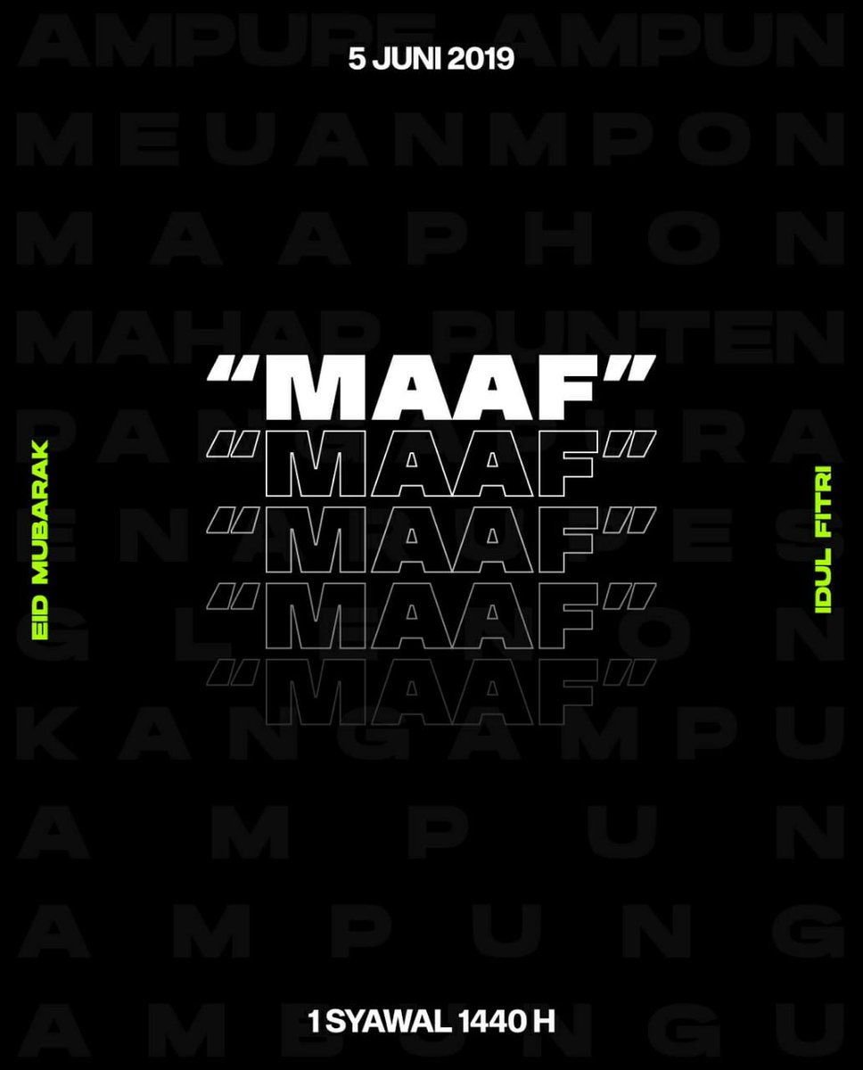 Selamat Lebaran guys 🏁🙏🎸