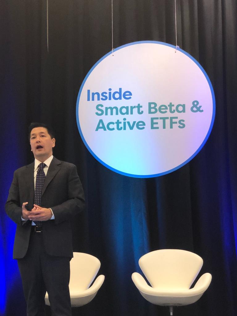 InsideETFs's tweet photo. Andrew Ang, Managing Director and Head of Factor Investing @blackrock, at #InsideSmartBeta discussing #factors and how they could shape the future of #investing. https://t.co/R2y0e26gre