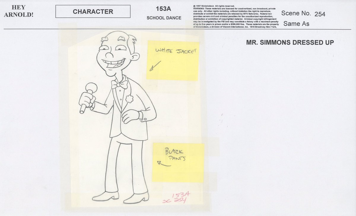 Lowtwait's tweet photo. In the 1990s working on #HeyArnold, we knew Mr. Simmons was gay.

We just weren't supposed to be open about it.

Even though we were pushing the boundaries of inclusion and representation, historically speaking, animation production was oppressed.

#PrideMonth https://t.co/NwHFTIYA85