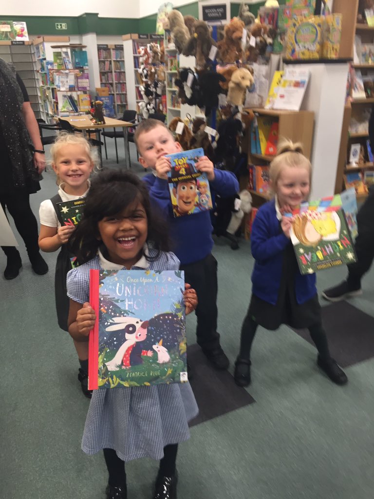 Some of our Real Project children choosing books at the Madeleine Lindley’s Book Centre #realproject