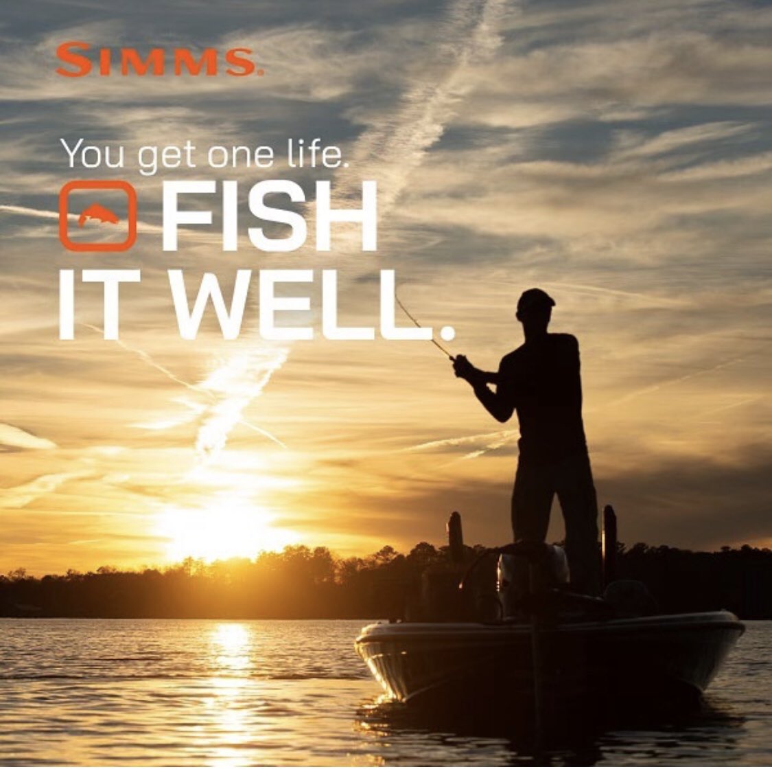 You get 1 life #FishItWell #simmsfishing #simmsbass #forgettheforecast