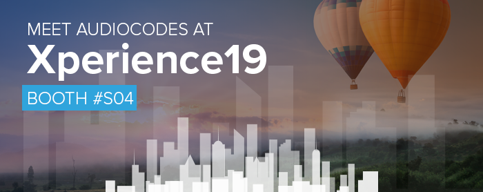AudioCodes's tweet image. Join @AudioCodes on Booth #S04 at @Genesys #Xperience19, Denver, CO, USA June 10-13 and learn how to #simplify your migration to SIP.
hubs.ly/H0hXNgs0