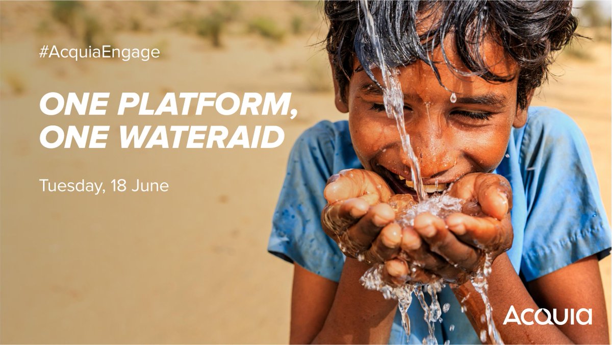 #AcquiaEngage Europe: On 18 June, join <a href="/WaterAidUK/">WaterAid UK 💦</a>'s @Isabel_Glover, and @weareaccessmcr’s <a href="/philipnorton42/">https://fosstodon.org/@philipnorton42</a> and <a href="/simonlandi/">simonlandi</a> for “One Platform, One Wateraid: How We Made Website Rollouts Easy(Ish) In A Global Organisation.” bit.ly/2ZcsYjn