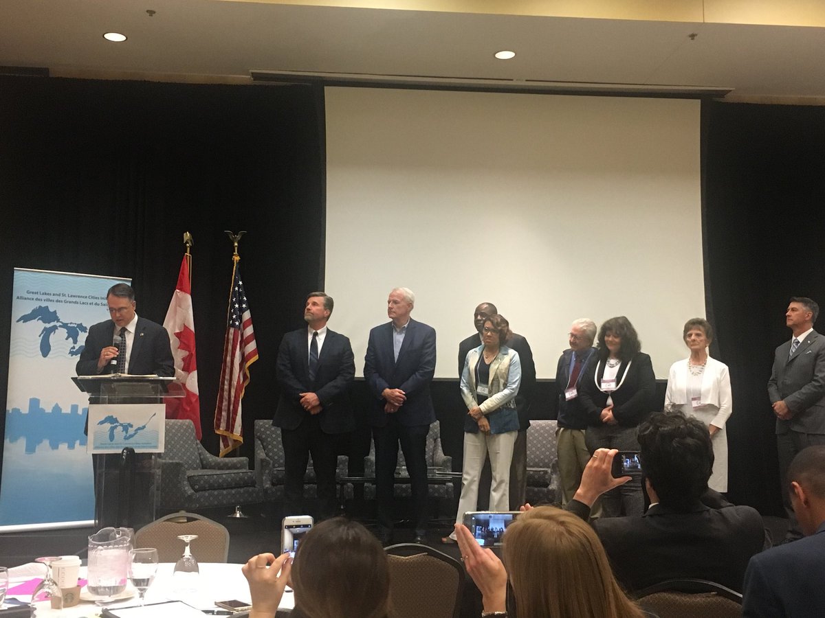 JeffAStone's tweet photo. The EPA announces over $3.5M in grants to Wisconsin communities at the Great Lakes and St Lawrence Cities Initiative Conference in Sheboygan this Morning. These Brownfield Grants will lead to economic growth across Wisconsin and the region. https://t.co/G2NiruFHDO