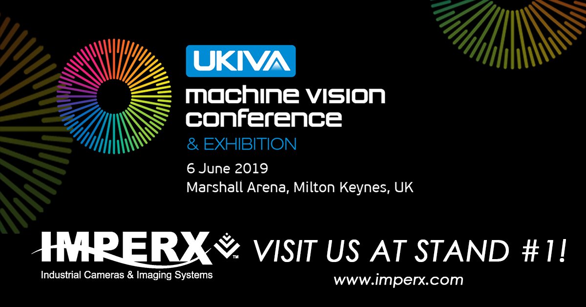IMPERXInc's tweet photo. Join us at @UKIVAconfex 2019 tomorrow at the @MarshallArena UK, where we'll be exhibiting our latest product tech for industrial #machinevision, including our NEW @Sony Pregius Compact Micro-Cheetah CMOS w/ #PoE. Come by stand #1! https://t.co/9y0kgUnHLI #MachineVisionConference https://t.co/gGV1ZLnc6C