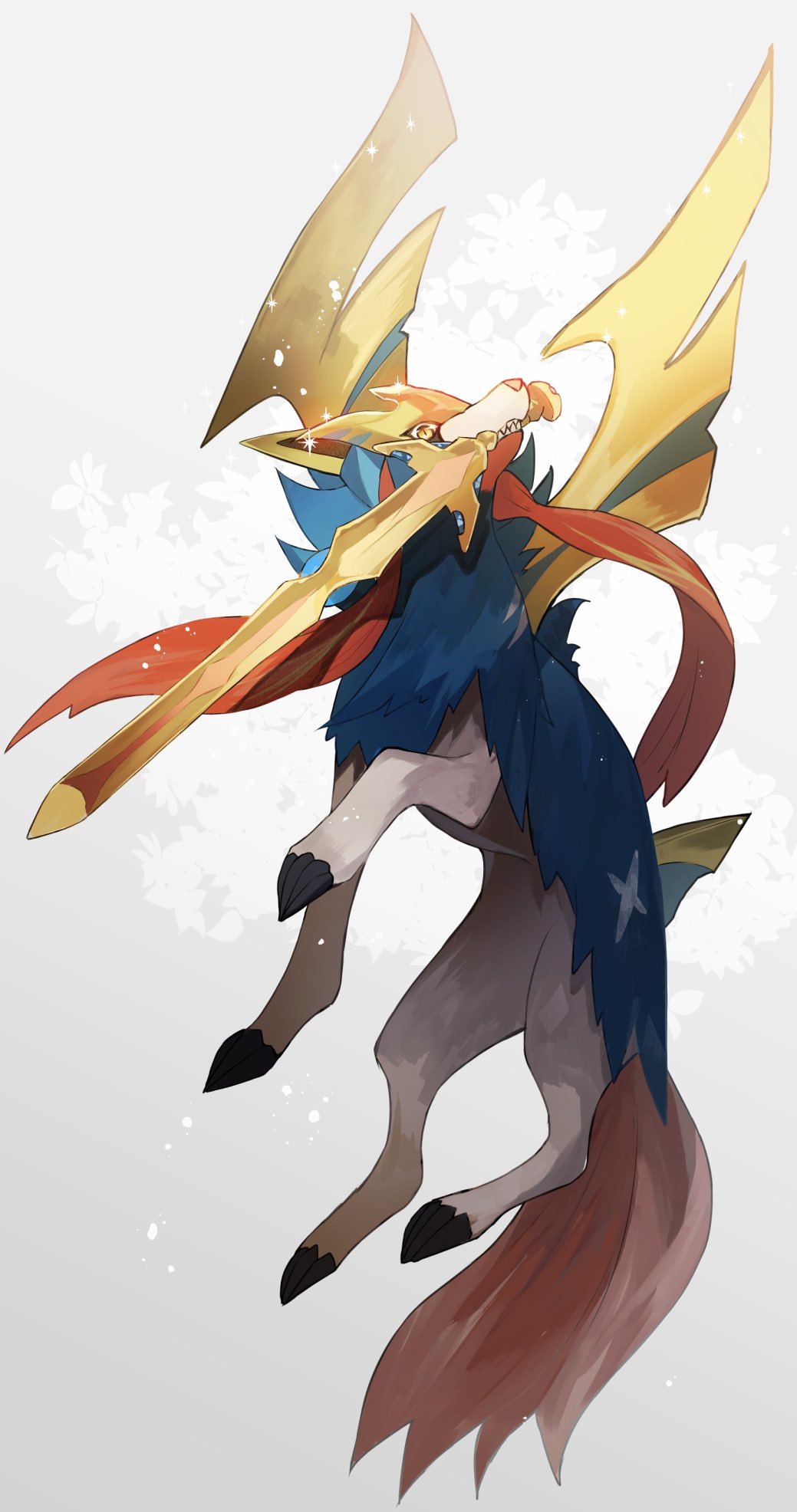 シア 留守多め ザシアンかっこよすぎたので衝動描き ポケモン剣盾 T Co Iucsxoap3l Twitter