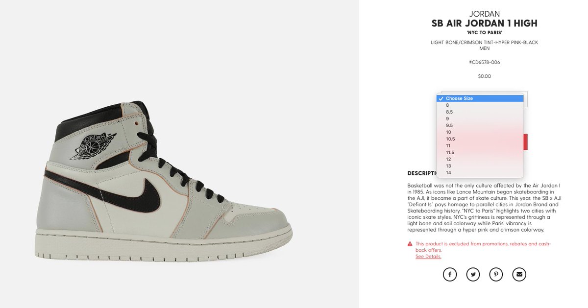 air jordan 1 nyc to paris restock