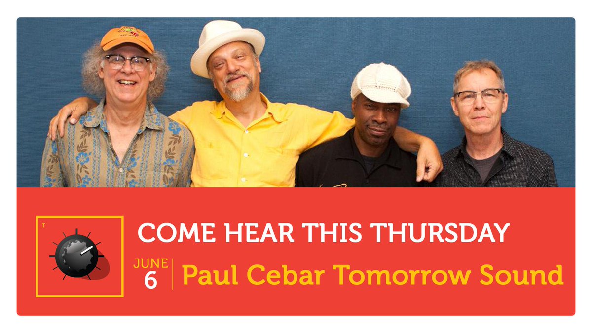 #PaulCebarTomorrowSound is playing TOMORROW at the second night of <a href="/EastTown/">East Town Assoc.</a> #JazzInThePark‼️ Join us for a fun night of music, while enjoying tasty treats and cold drinks. 🌞🎶 
See more details here: bit.ly/2JZ60bS
#Milwaukee #MKEEvents #EastTown