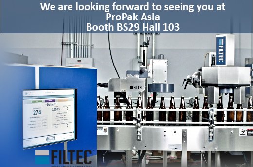 ask_filtec's tweet photo. In one week, FILTEC will be exhibiting at ProPak Asia. Visit our #inspectionsolution experts in booth BS29 in Hall 103. https://t.co/YhFkXfOsAg
#ProPakAsia2019 #ClosureIntegrity #InspectionSolutions #AskFILTEC https://t.co/KjrzdOcWpx