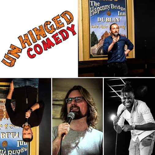Unhinged Comedy's flying TONIGHT (5th June). Ha'penny Bridge Inn. Doors 9pm. €10/€8. FREE POPCORN!
.
Book Now At: unhingedcomedy.ie, and get 20% off by using the discount code: JiveJune
.
#unhingedcomedy #unhinged #comedy #standup #comedyclub #ireland #dublin #templebar