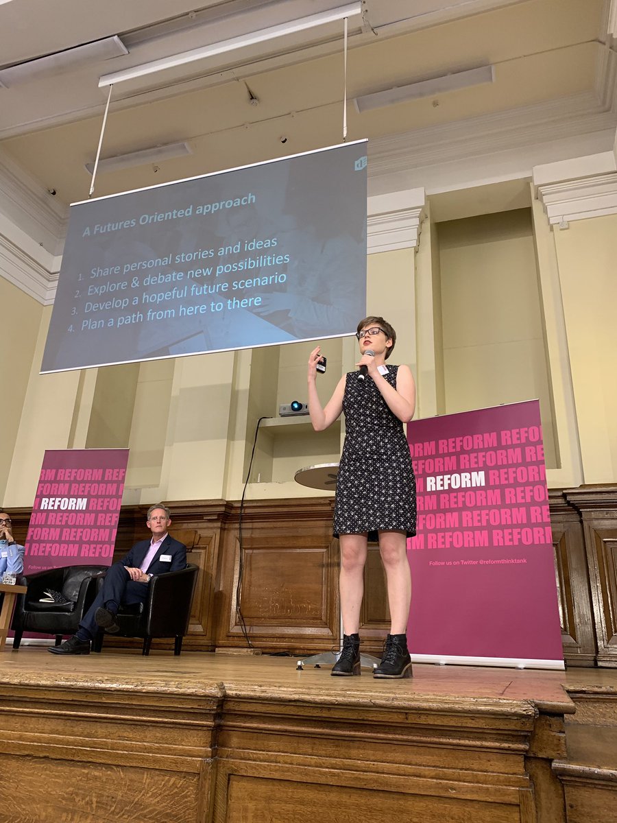 CommonFutrs's tweet photo. The awesome @LydNicholas outlines person-centres Futures Oriented Approach >> ‘Cost is not the hardest problem we face. Culture is’. h/t @doteveryone #ReformDigitalHealth https://t.co/kQcYhV4Fqt