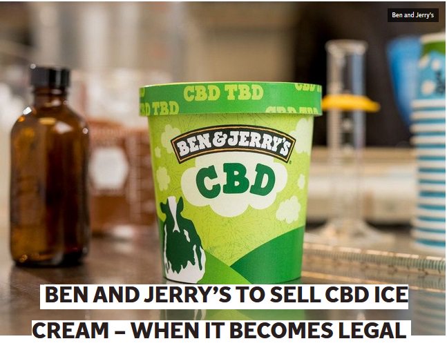 CBD....Ice Cream......Yes Please! Ben and Jerry's have announced they will produce a CBD infused ice cream in the future, read more here -> ind.pn/2Zbc987 
#cbdoil #cbd #hemp #cannabis #cbdvape #cbdlife #hempoil #cbdheals #cbdhealth #cbdmovement #cbdicecream #icecream