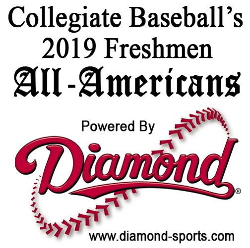 CB's Freshmen AA team, powered by Diamond, headed by Players of Year Ethan Wilson (South Ala.), Aaron Sabato (N.C.), Tyler Thornton (St. Mary’s) and JT Ginn (Miss. St.). Go to: baseballnews.com/collegiate-bas…
<a href="/DiamondSportsCo/">Diamond Sports</a> 
@WeAreSouth_BSB 
<a href="/DiamondHeels/">Carolina Baseball</a> 
<a href="/SMC_Baseball/">Saint Mary's Baseball</a> 
<a href="/HailStateBB/">Mississippi State Baseball</a>