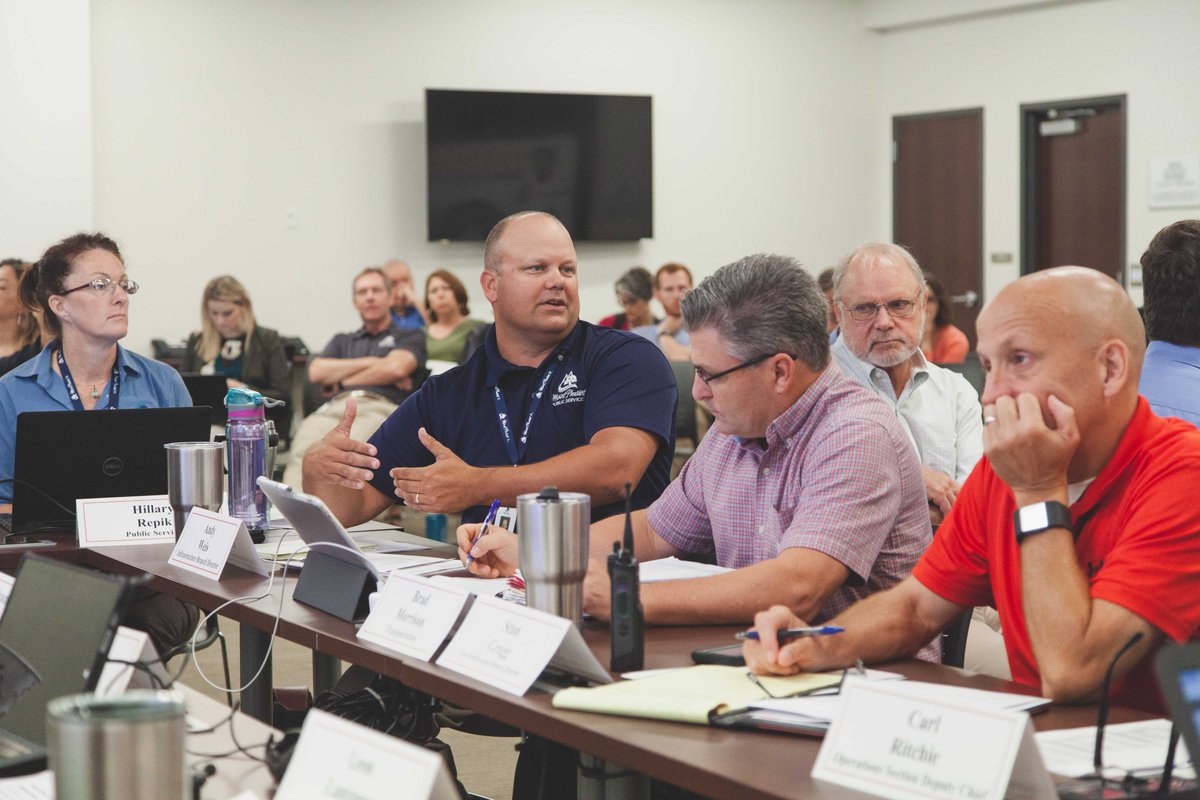 MtPleasantGov's tweet photo. #HurricaneExercise: Today we're holding a hurricane emergency response exercise. Stay tuned to our page to get an inside look at what's going on with the exercise as the day goes on. https://t.co/uyHTFsma4E