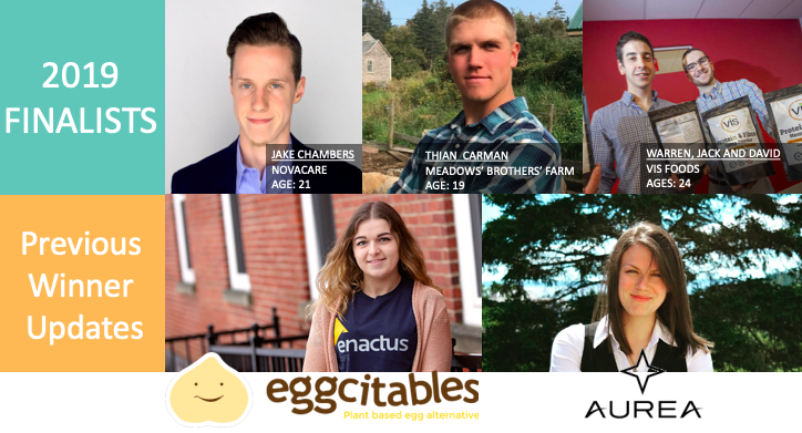 Today is the day! Can't wait to see what these young entrepreneurs will be presenting <a href="/smuhalifax/">Saint Mary’s University</a>. We'll hear from our three finalists - VIS Foods, Meadows' Brothers' Farm, &amp; NovaCare - as well as two previous winners <a href="/aurea_tech/">Aurea</a> &amp; <a href="/eggcitables/">Eggcitables!</a>. 100seedsatlantic.com/products/2019-…