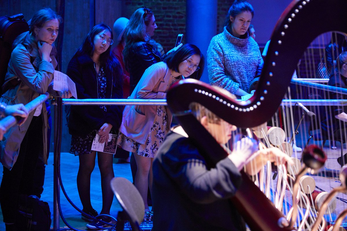 lsojerwoodplus's tweet image. #ThrowbackThursday to @ASADRGHIK&apos;s event last month at @lsostlukes as part of @BarbicanCentre Sound Unbound featuring @londonsymphony. Photos by @kevinleighton #newmusic #composercurator #graphicscore #experimental #performanceart