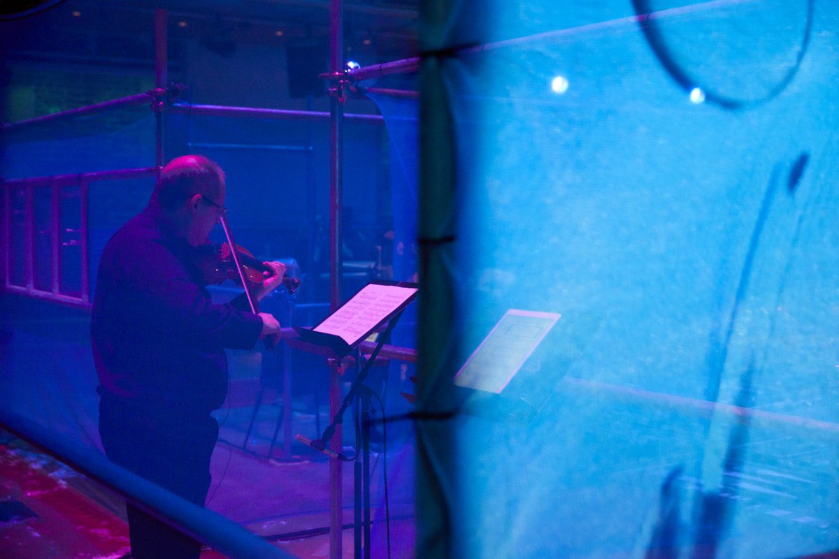 lsojerwoodplus's tweet image. #ThrowbackThursday to @ASADRGHIK&apos;s event last month at @lsostlukes as part of @BarbicanCentre Sound Unbound featuring @londonsymphony. Photos by @kevinleighton #newmusic #composercurator #graphicscore #experimental #performanceart